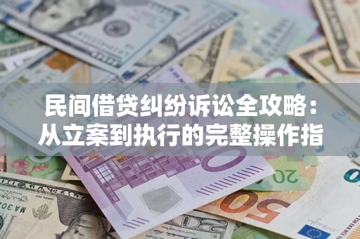 北京民间借贷纠纷诉讼全攻略：从立案到执行的完整操作指南