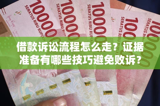 北京借款诉讼流程怎么走？证据准备有哪些技巧避免败诉？
