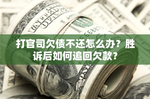 北京打官司欠债不还怎么办？胜诉后如何追回欠款？