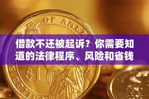北京借款不还被起诉？你需要知道的法律程序、风险和省钱技巧